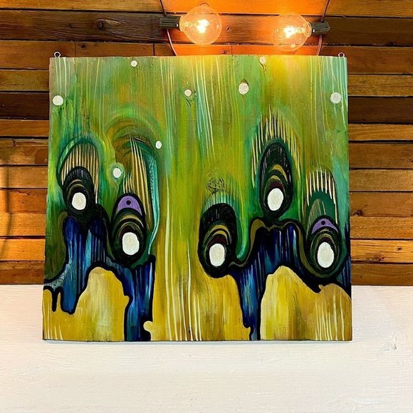 original Other - 15.5”x 14”  original acrylic on board